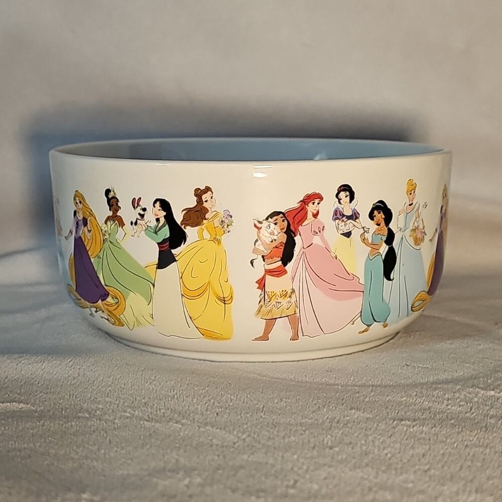 Disney Princess Ceramic Bowl- Dishwasher & Microwave Safe